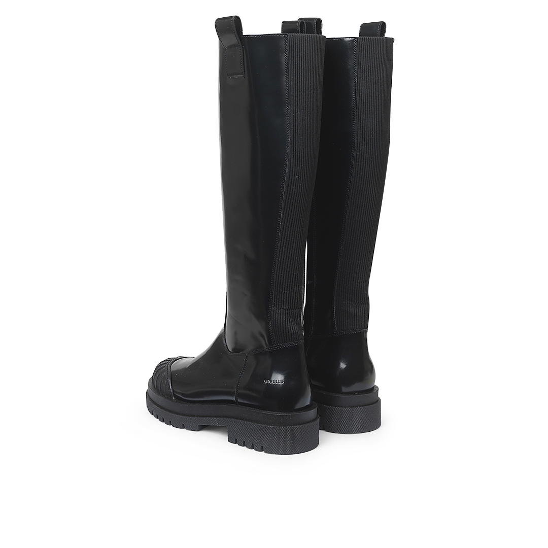 Long Shafted boot with zipper