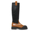 Long Shafted boot with zipper