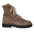 Chunky lace-up boot with soft merino wool lining