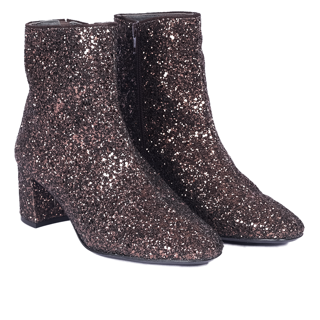 Sparkling glitter boot