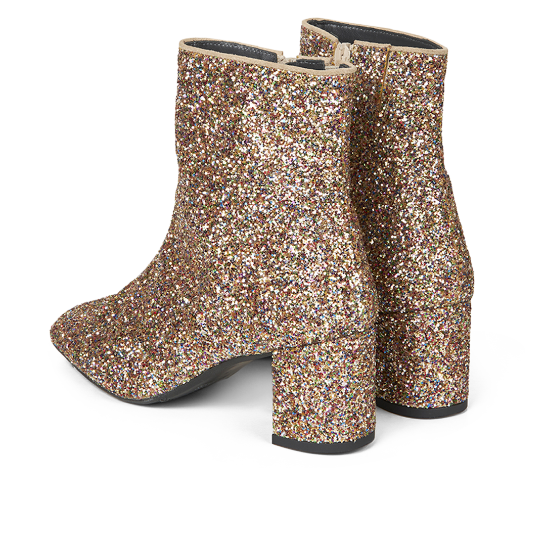 Sparkling glitter boot
