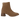 Boot with sculptural wooden heel
