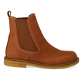 Chelsea boot with centered stitching detail