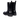 Chunky boot with square toe