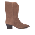 Cowboy Boot with Braided Stitching Details