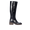 Long Shafted boot with braided stitching details
