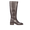 Long Shafted boot with braided stitching details