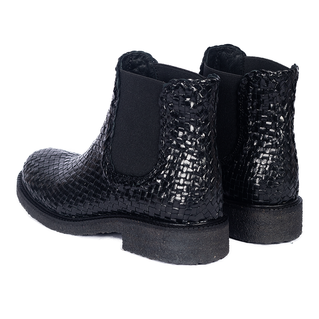 Hand-braided boot