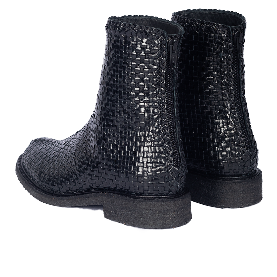 Hand-braided boot