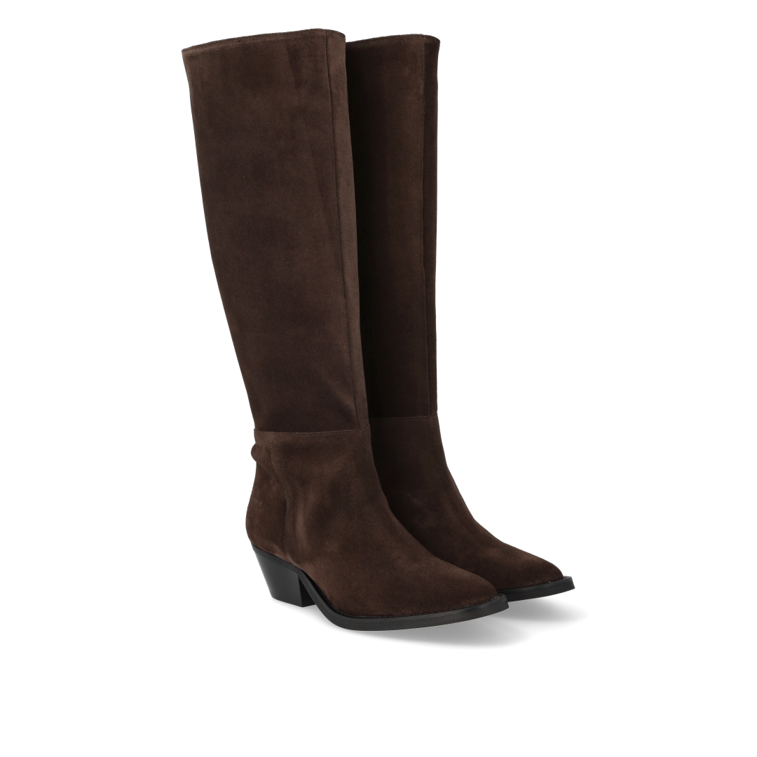 Long Shafted suede boot
