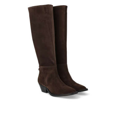Long shafted suede boot