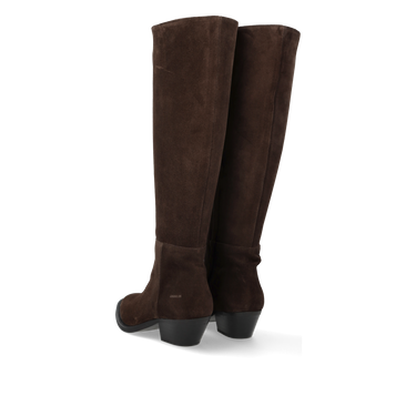 Long shafted suede boot