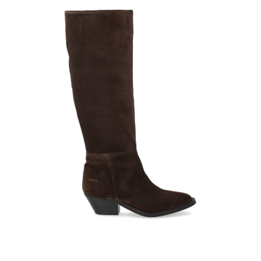 Long shafted suede boot