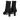 Sculptural boot with pointed toe