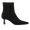Sculptural boot with pointed toe
