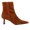 Sculptural boot with pointed toe