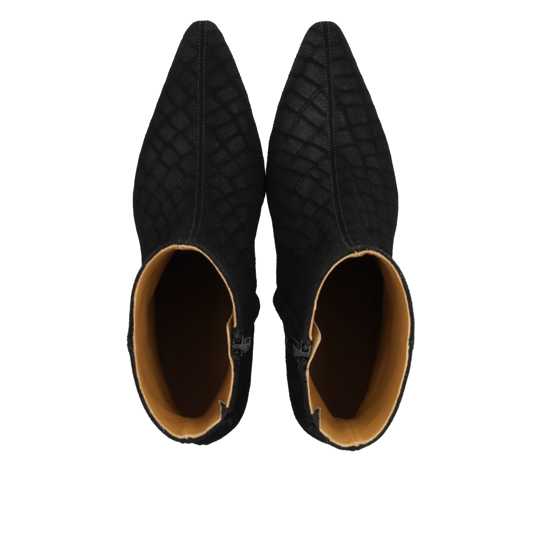 Sculptural Boot with Pointed Toe