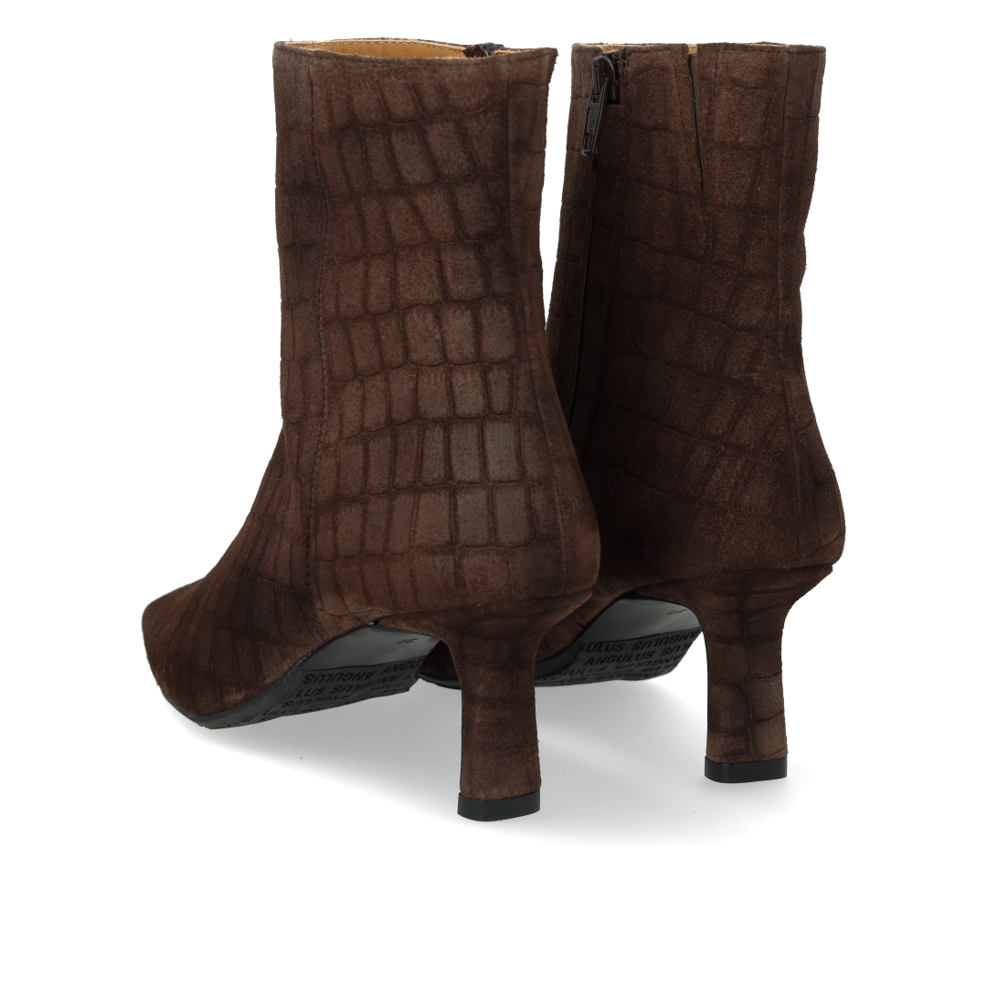 Sculptural Boot with Pointed Toe