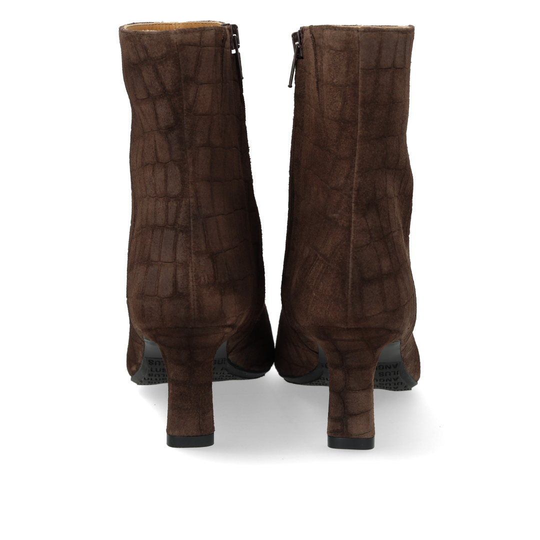 Sculptural Boot with Pointed Toe