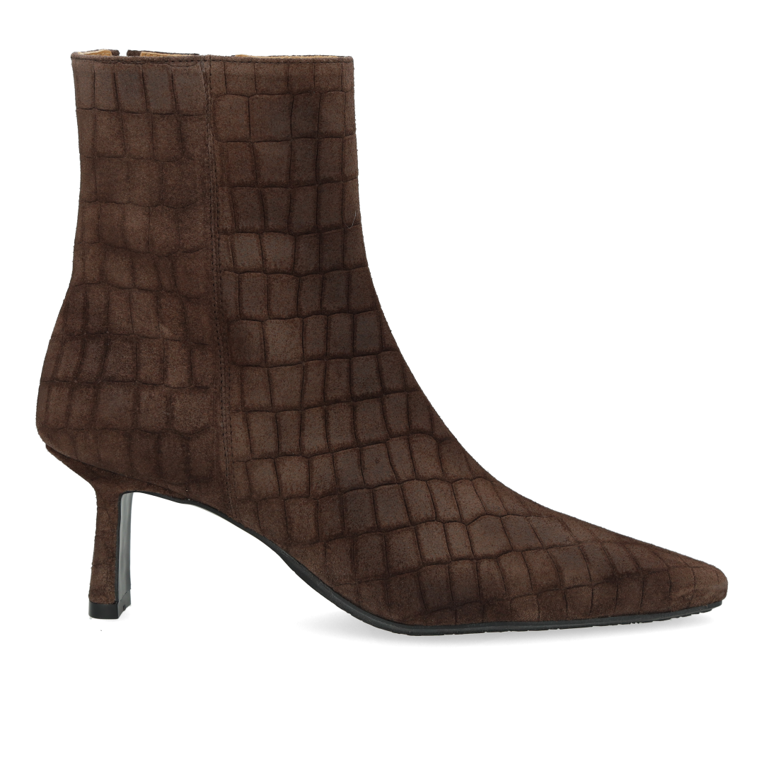 Sculptural Boot with Pointed Toe