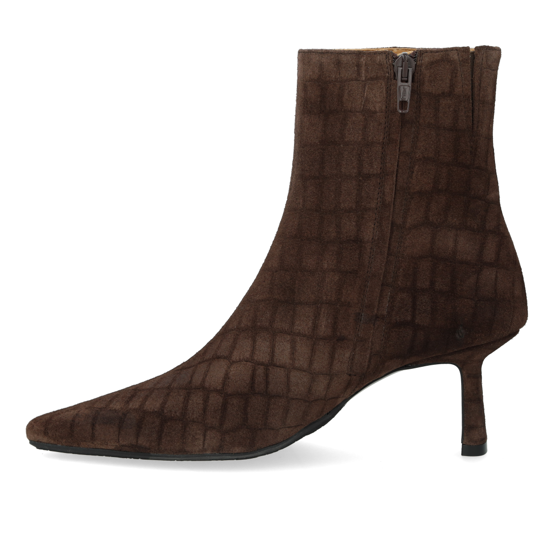 Sculptural Boot with Pointed Toe