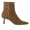 Sculptural boot with pointed toe