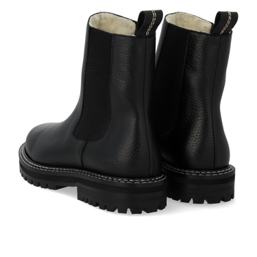 Chelsea boot with soft merino wool lining