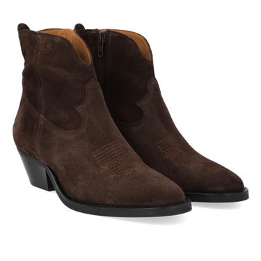 Cowboy boot with stitching details