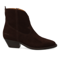 Cowboy boot with decorative stitching