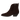Cowboy boot with decorative stitching