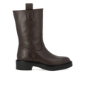Chunky boot with mid-height shaft
