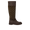 Long shafted boot with quilt detail