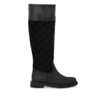 Long Shafted boot with quilted detail