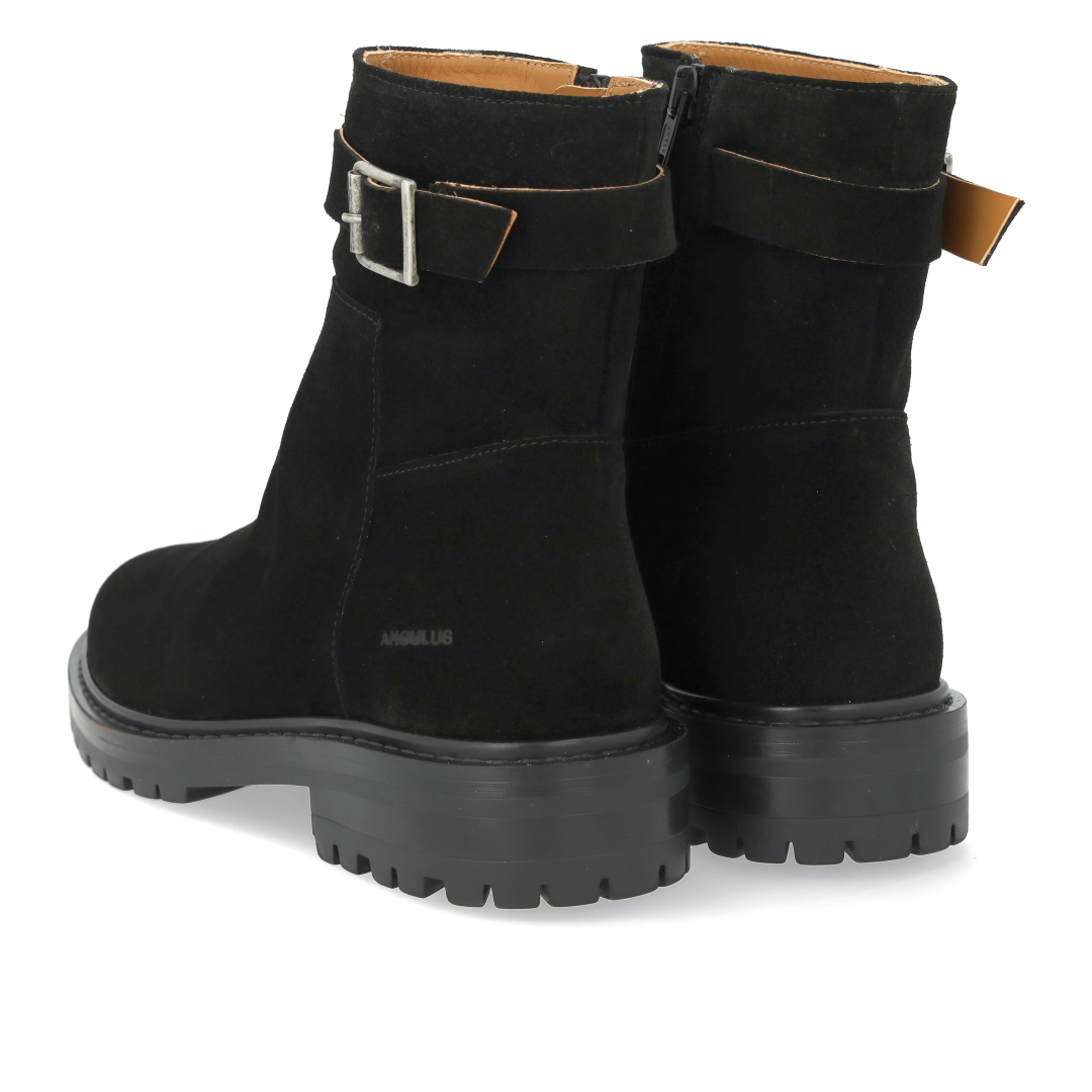 Boot with decorative buckle detail