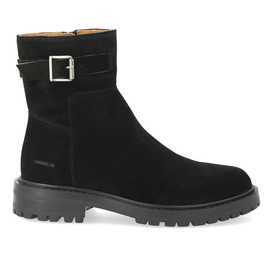 Boot with decorative buckle detail