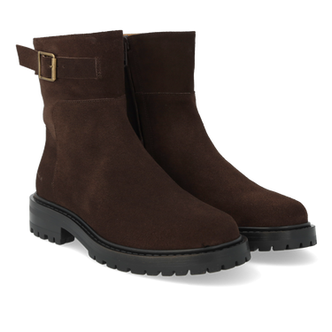 Boot with decorative buckle detail