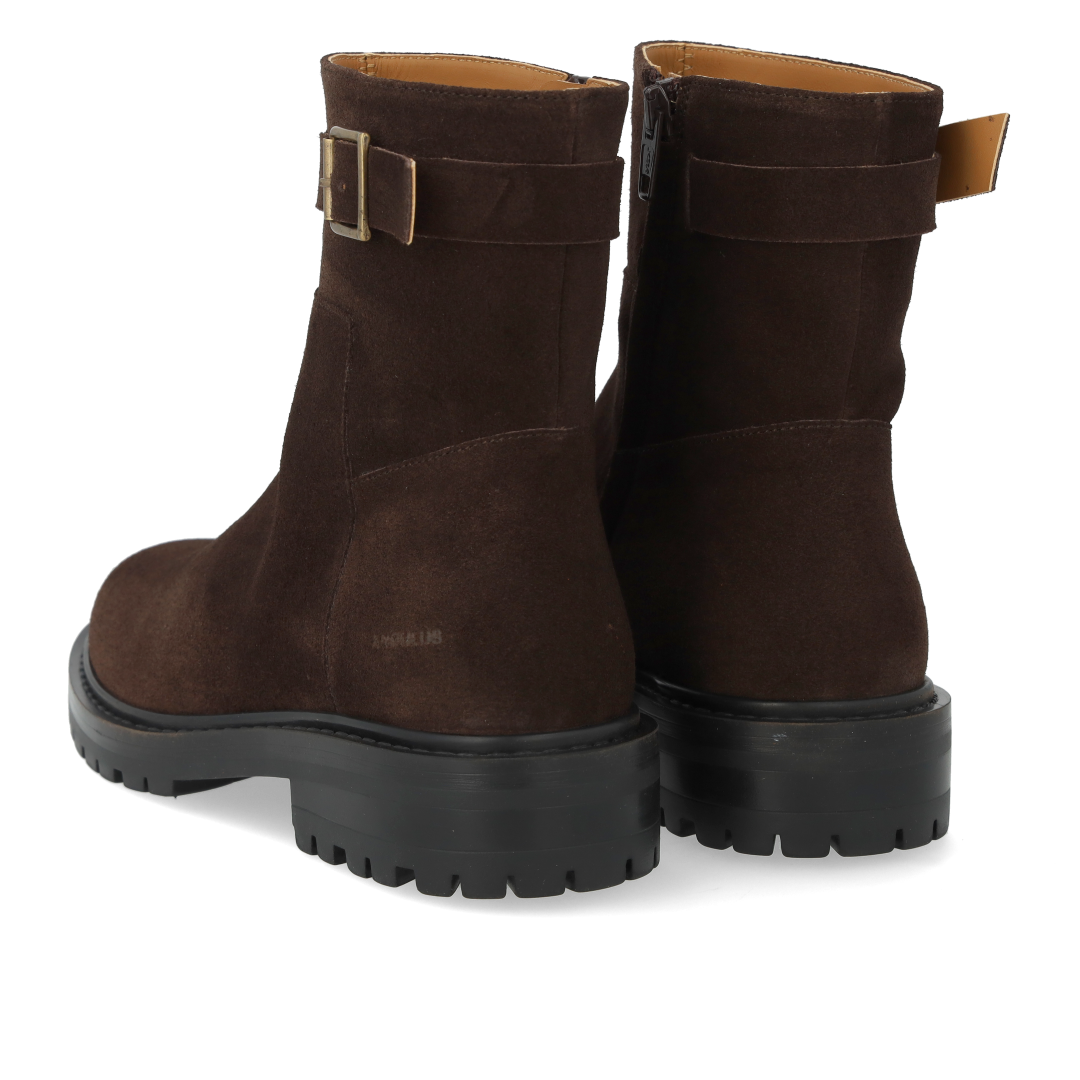 Boot with decorative buckle detail