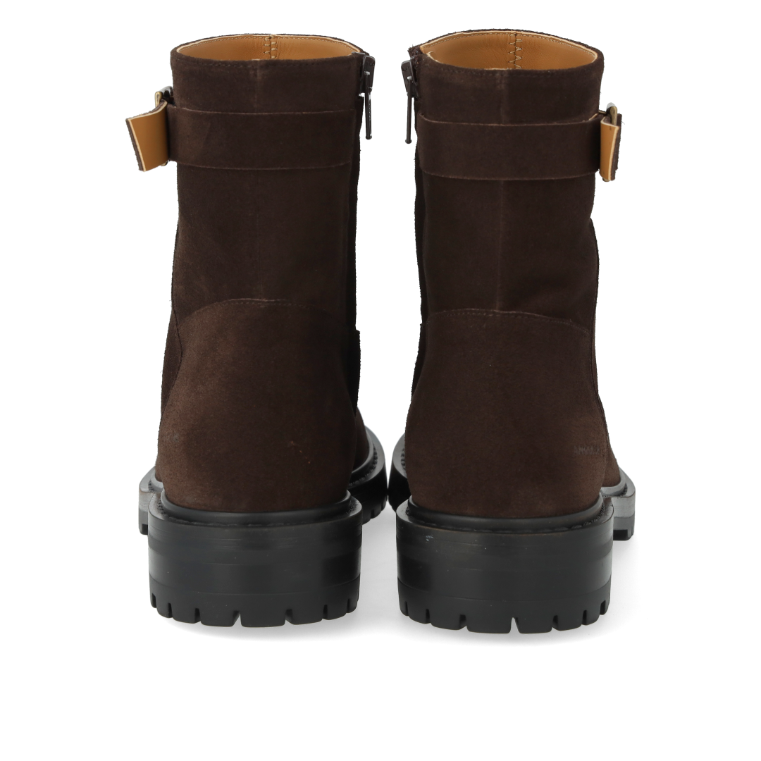 Boot with decorative buckle detail
