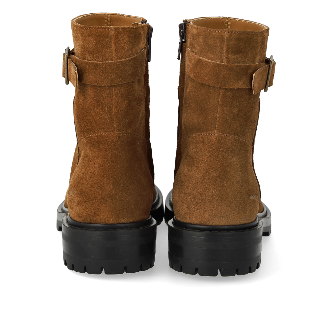 Boot with decorative buckle detail