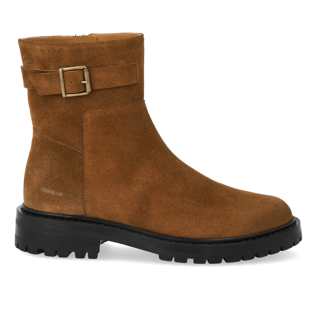 Boot with decorative buckle detail