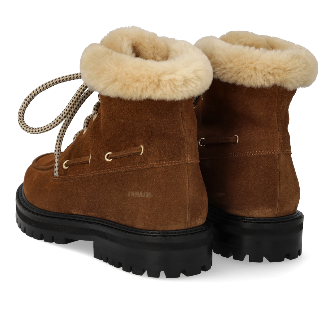 Winter Boot with Fur Detailing