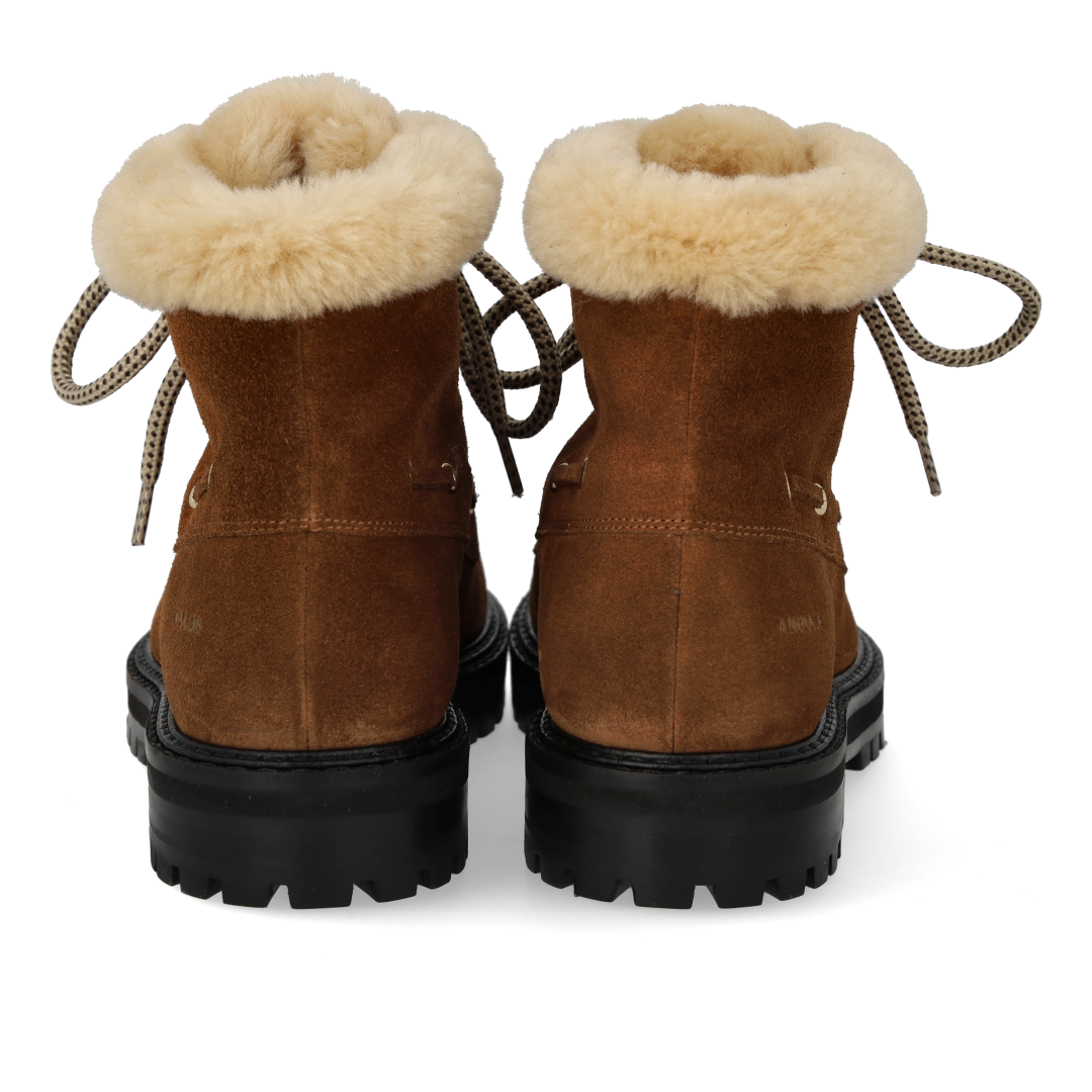 Winter Boot with Fur Detailing