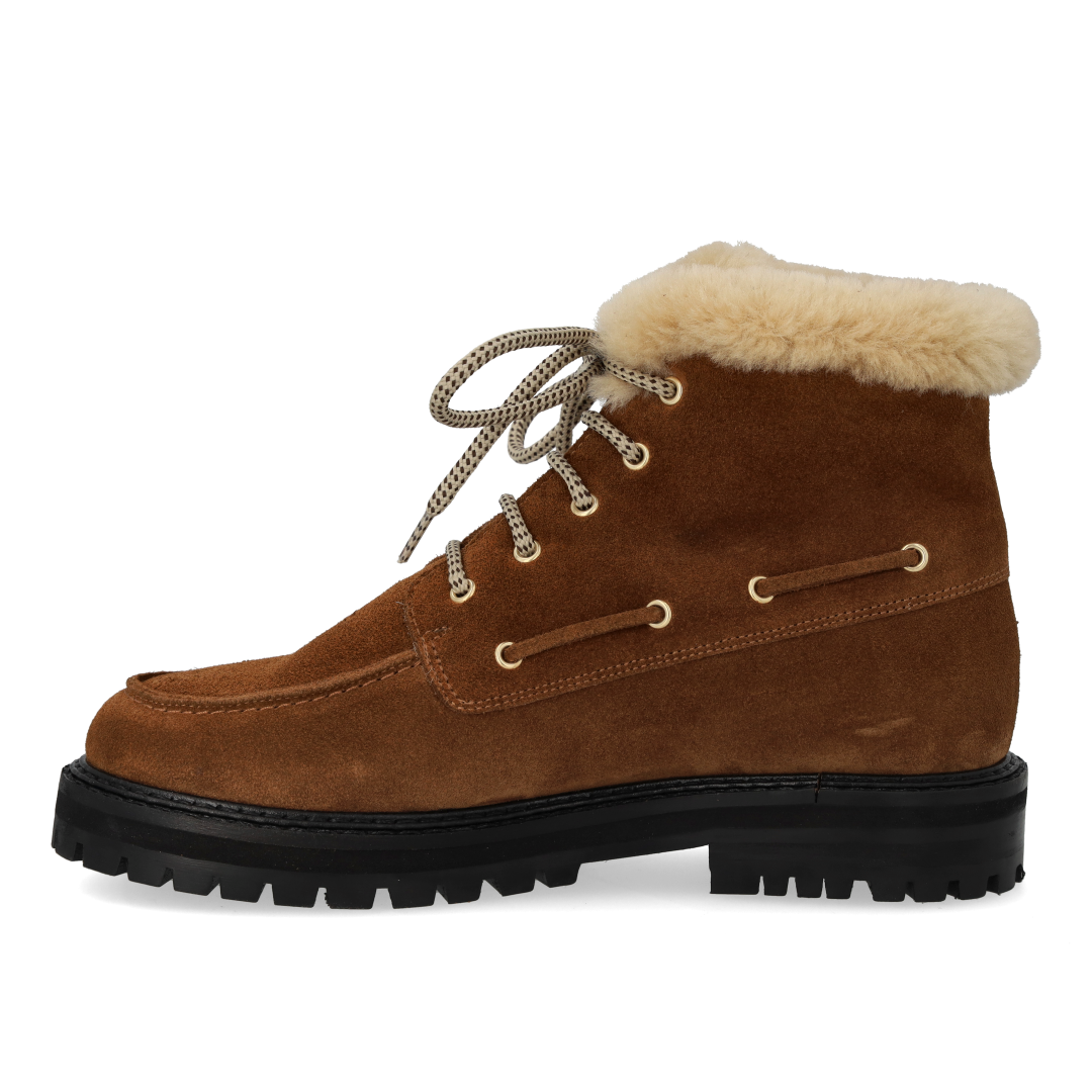 Winter Boot with Fur Detailing