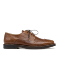 Lace-up shoes with brogue pattern