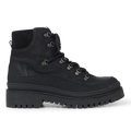 Lace-up boot with wool lining