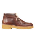 Low-cut lace-up boot