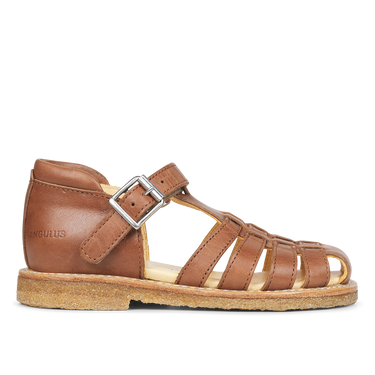 Sandal with velcro closure and buckle
