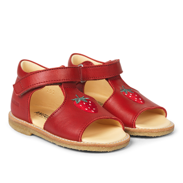 Starter sandal with open toe and velcro closure