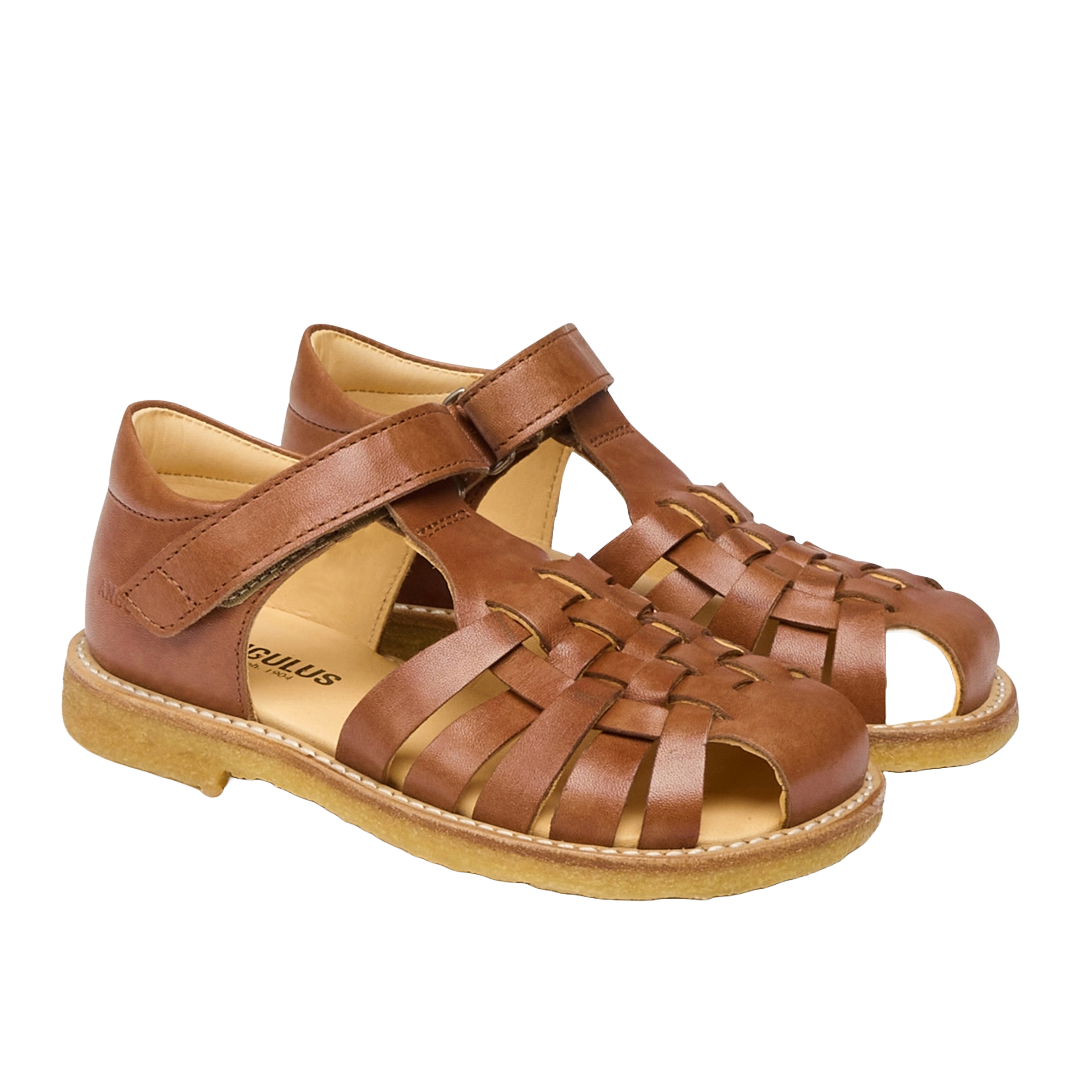 Angulus Braid sandal with adjustable velcro closure