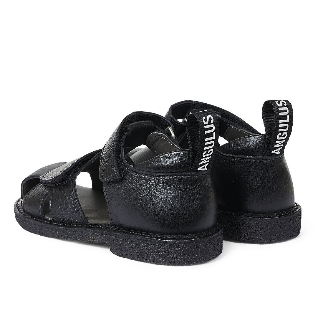 Angulus Sandal with logo tape and velcro closure